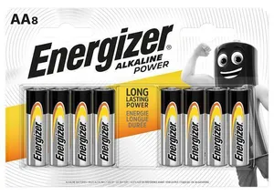 Batterie Alkaline Power, AA (Bleistift), 8 Stk., ENERGIZER